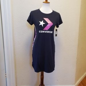 Girls Converse Tshirt dress.